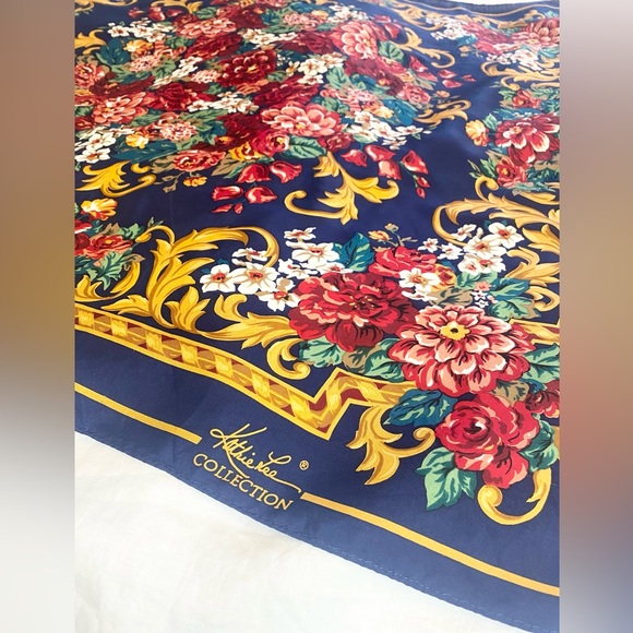 Kathie Lee Collection Floral Square Scarf - Picture 6 of 8